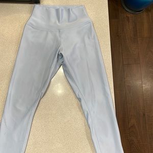 Alo light blue leggings, lightly worn